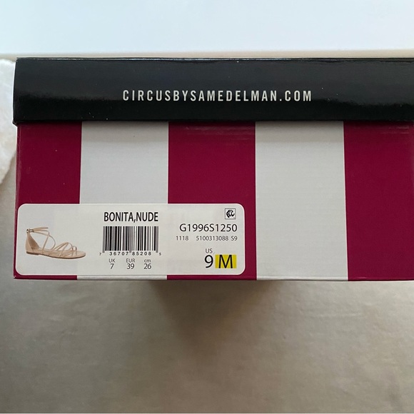 Woman’s Circus by Sam Edelman Bonita Nude Sandals SZ 9 NWT - Picture 12 of 12